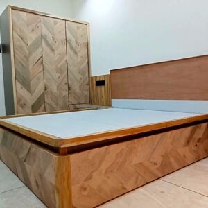 Modern wooden beds Asaba