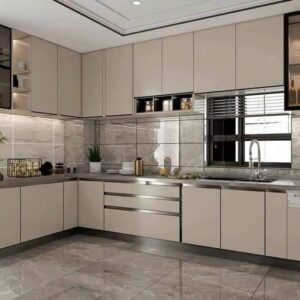 Wooden kitchen cabinets in Asaba